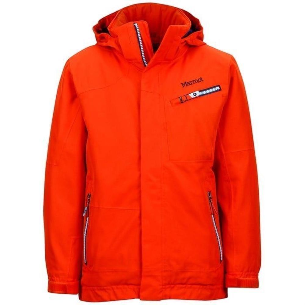 Marmot Orange Kids Hooded Jacket